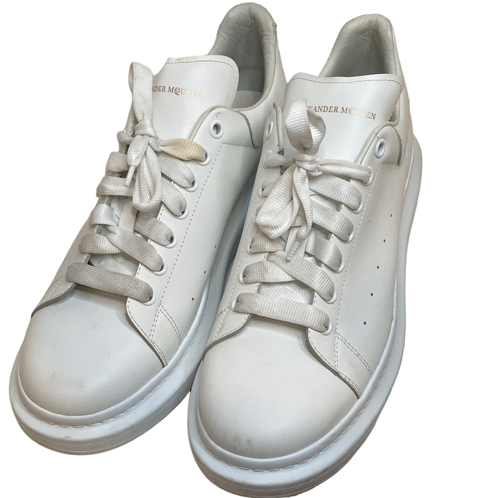 Alexander McQueen White Athletic Shoes